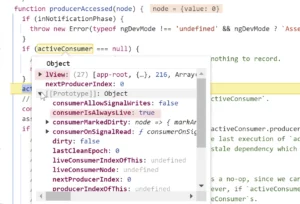 template function executing signal in reactive context